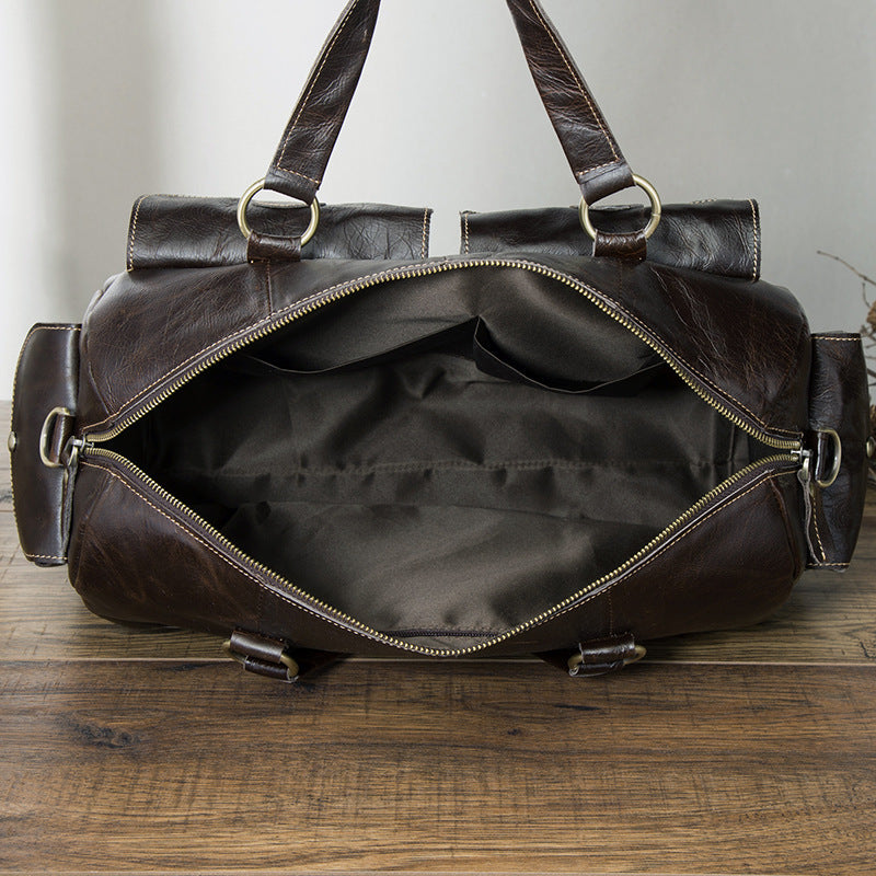 Retro Men's 14-inch Business Document Bag