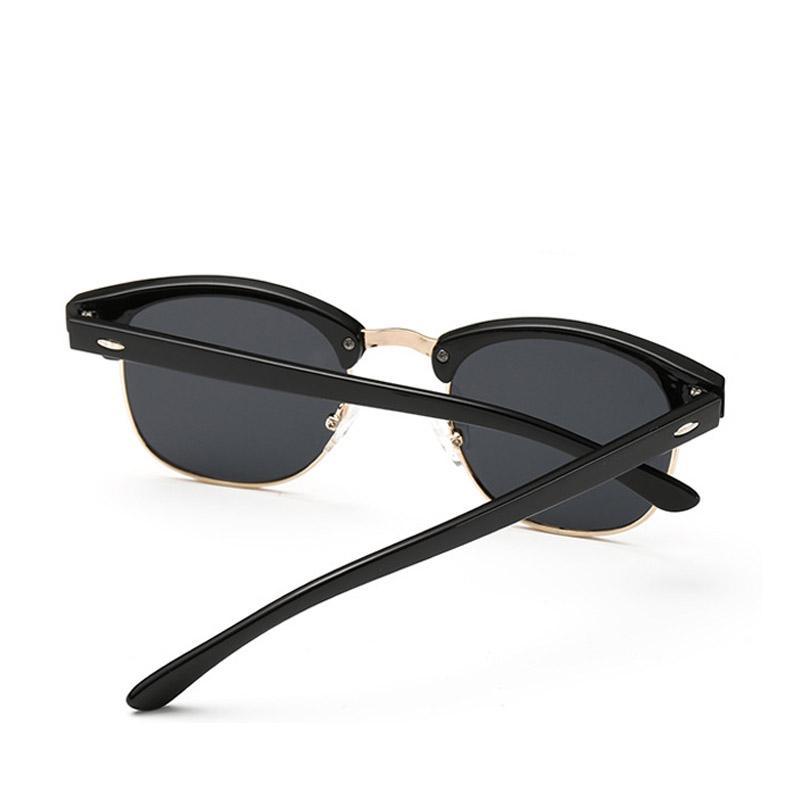 Polarized Retro Classic Metal Frame Sunglasses