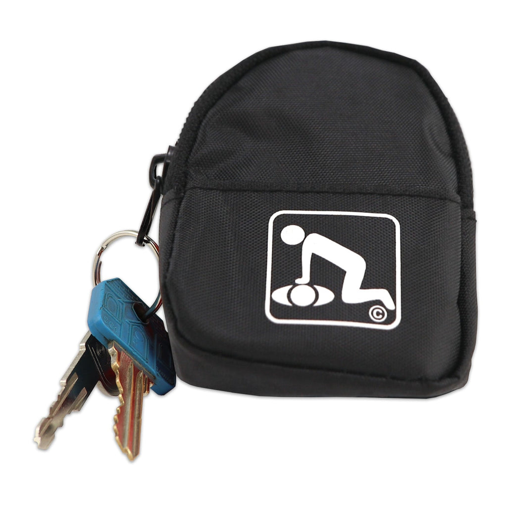 CPR Black Beltloop Keychain with Faceshield & Gloves