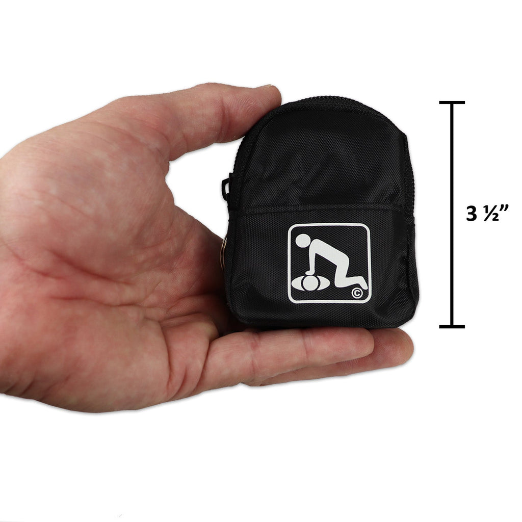 CPR Black Beltloop Keychain with Faceshield & Gloves