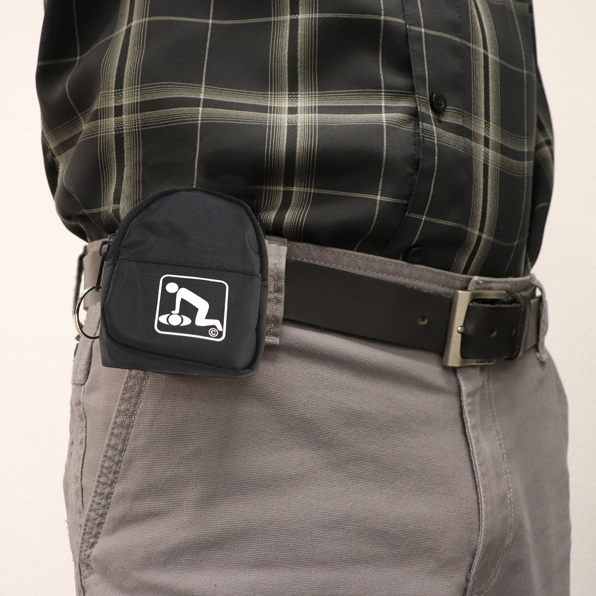 CPR Black Beltloop Keychain with Faceshield & Gloves