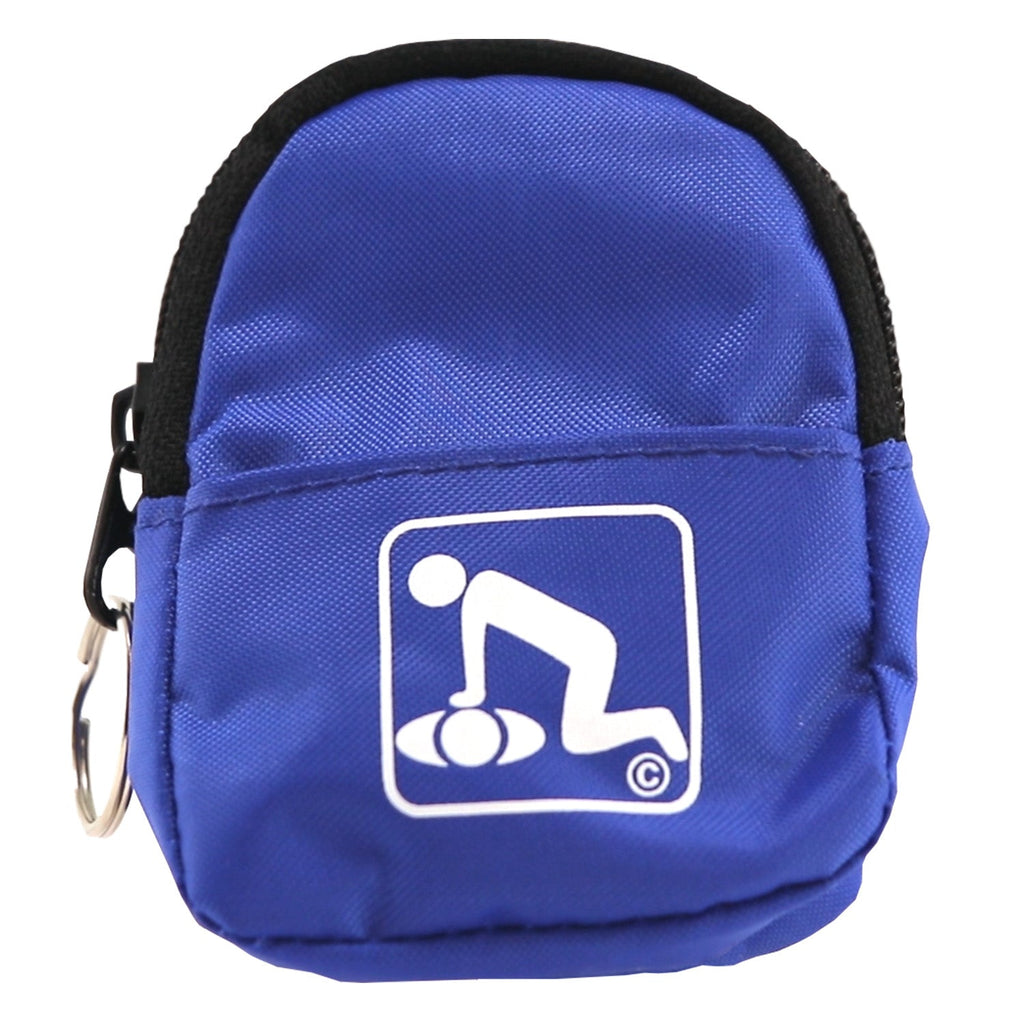 CPR Blue Beltloop Keychain with Faceshield & Gloves