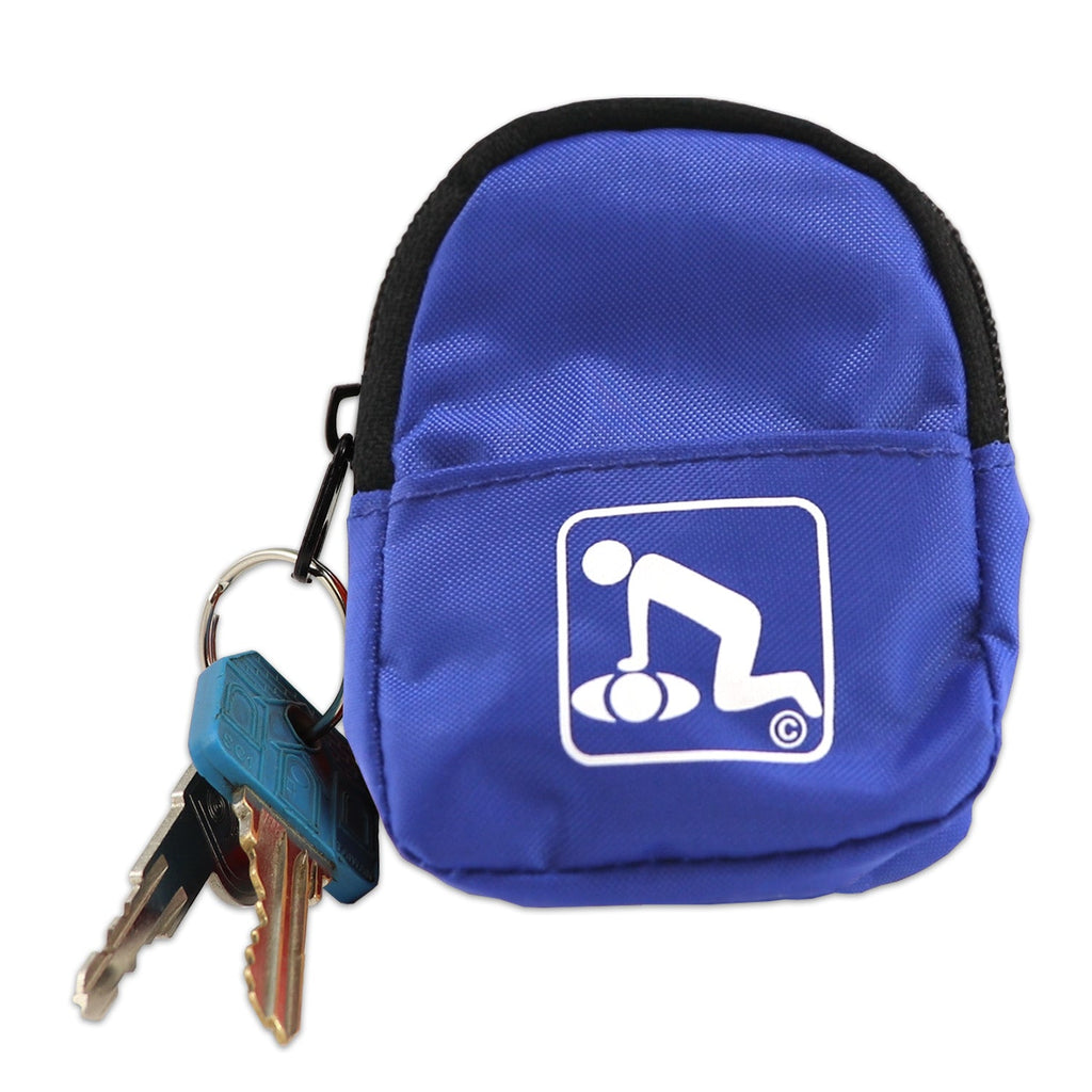 CPR Blue Beltloop Keychain with Faceshield & Gloves