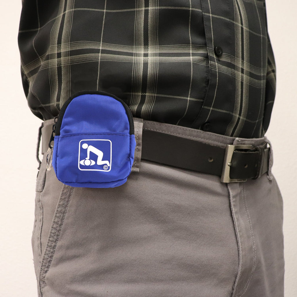 CPR Blue Beltloop Keychain with Faceshield & Gloves