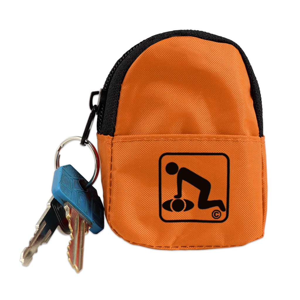 CPR Orange Beltloop Keychain with Faceshield & Gloves