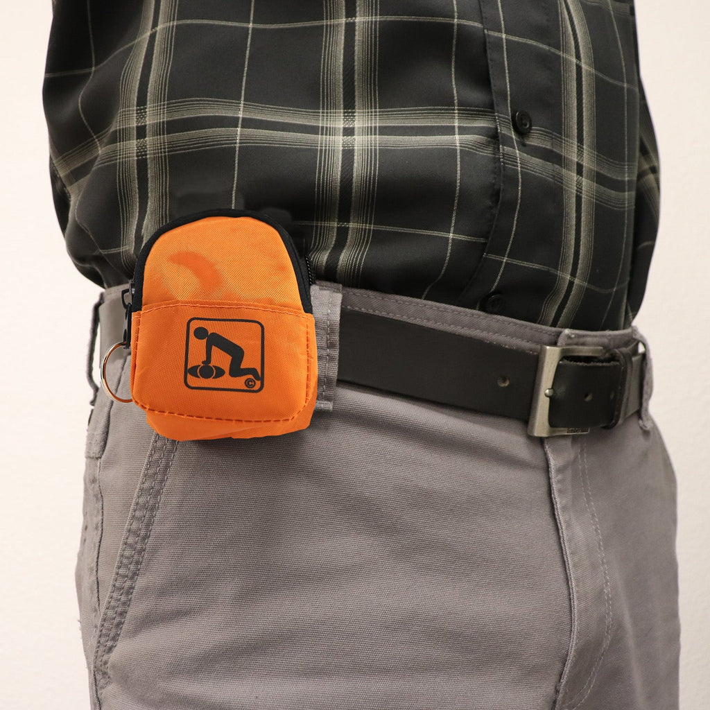 CPR Orange Beltloop Keychain with Faceshield & Gloves
