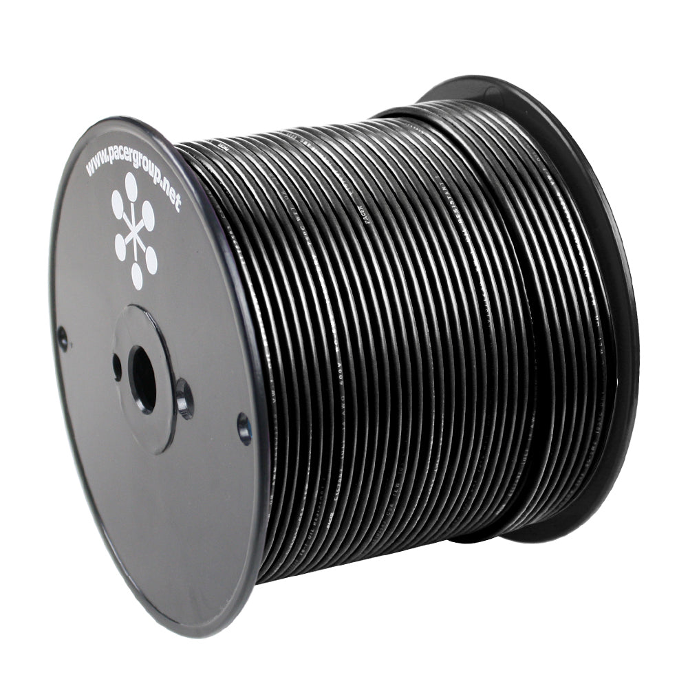 Pacer Black 16 AWG Primary Wire - 500