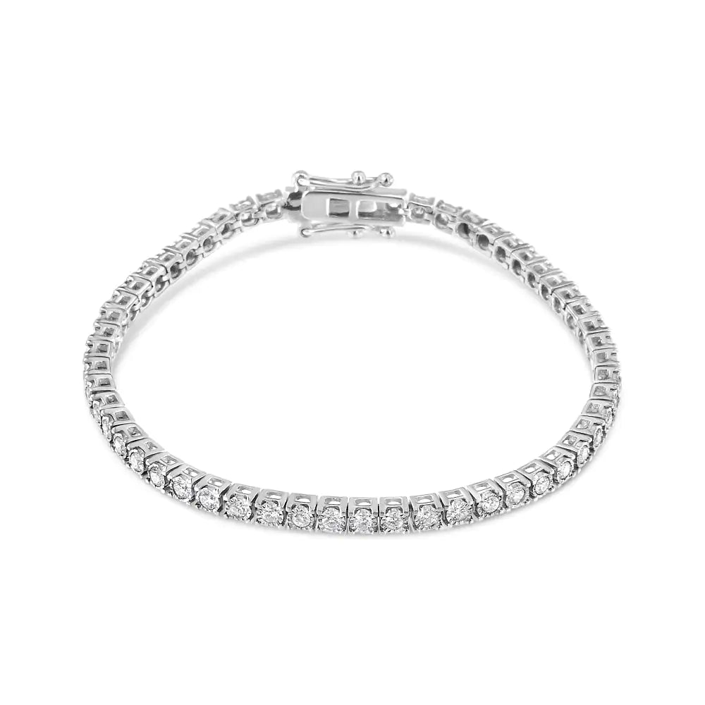 14K Gold Lab Grown Diamond Bracelet