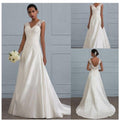 White Lace Backless Dress
