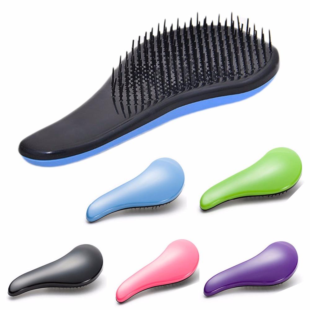 1PC 15CM Eyecatching Hair Care Styling Hair Comb Beauty Healthy Styling Care Hair Comb Shower Massager Detangle Brush