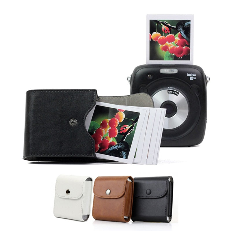 Fujifilm Instax Mini Film Waterproof PU Leather Photo Storage Bag Pouch Pocket Case for fuji Square SQ20 SQ10 SQ6 SP-3 Camera
