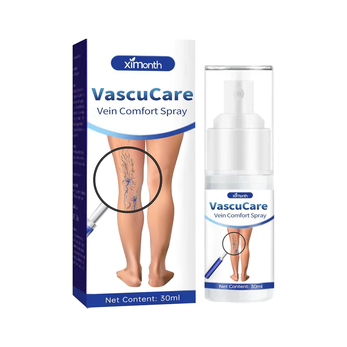 Vein Comfort Spray, Relief Leg Muscle Soreness And Swelling Earthworm Leg Vein Treatment Spray