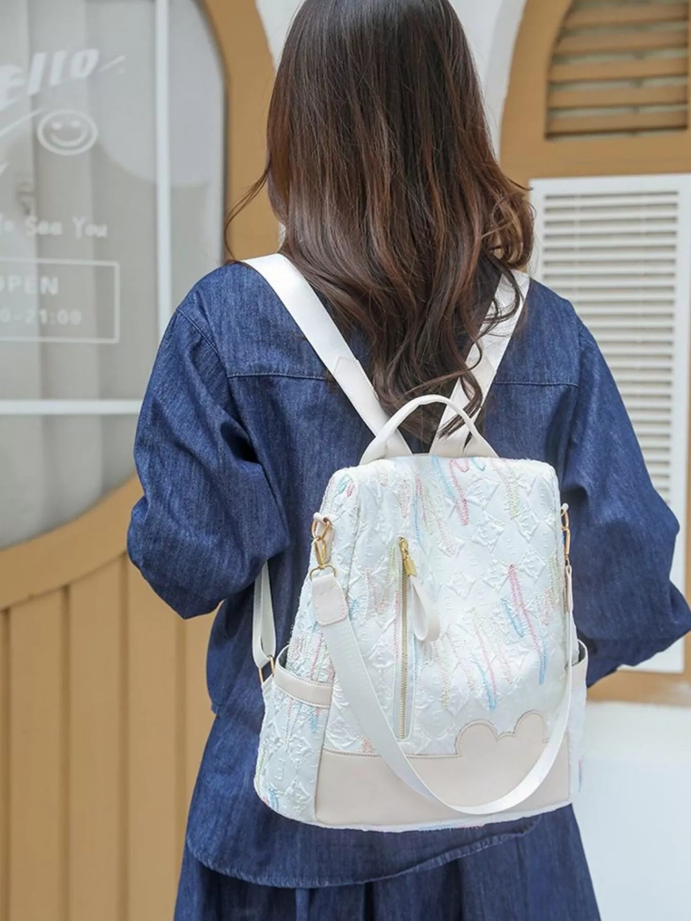 Adjustable Strap Backpack Bag