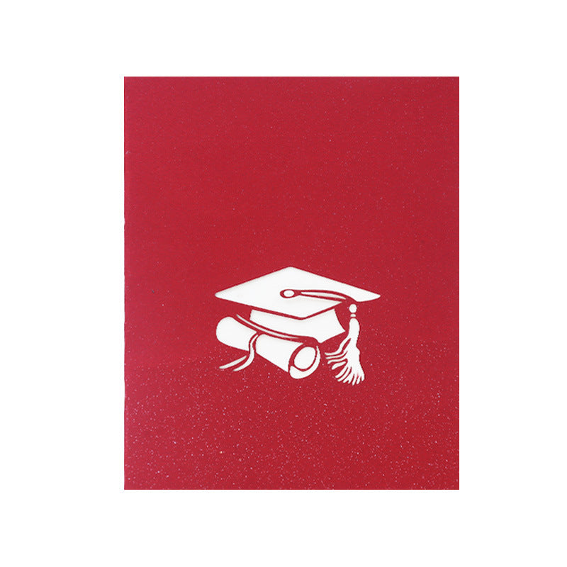 Creative 3D Graduation Greeting Card