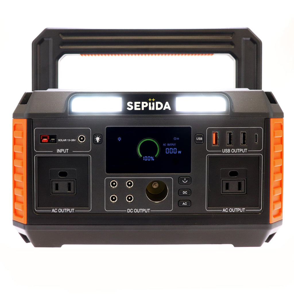 Portable LED Power Station SEPIIDA 600 Watt