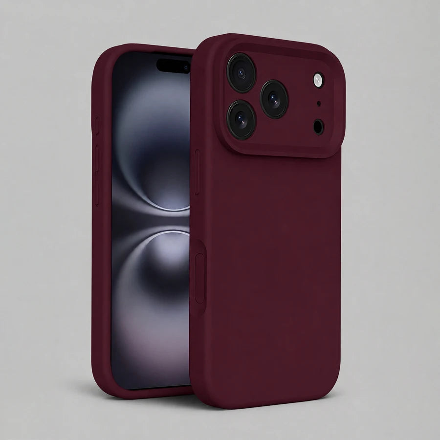 High-Quality Simple Fashion Solid Color Case For iPhone 18 17 16 15 14 13 12 11 Pro Max Plus 17 Air Frosted Shockproof Soft Case