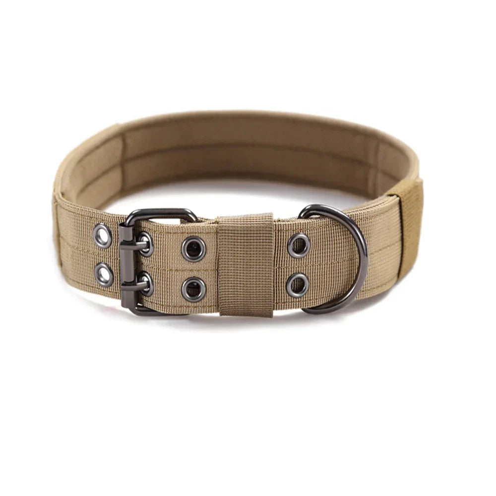 2" Tactical Heavy Duty Nylon Dog Collar K9 Military Metal Buckle