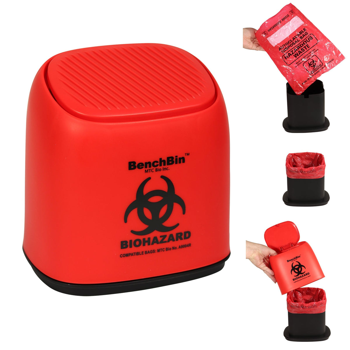 MTC Bio A8401-SK BenchBin™ Starter Kit, 1 Bin, 400 bags