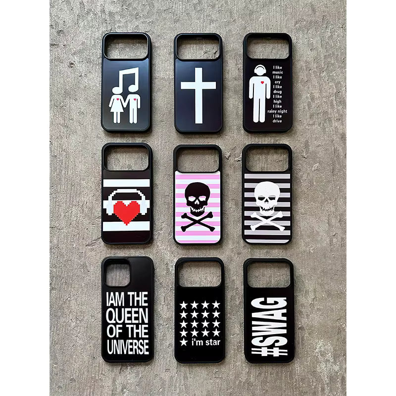 Fashion Original Creative Pattern Phone Case For iPhone 17 Air 16 Pro Max 15 14 Plus 13 12 11 Pro Shockproof Silicone Back Cover