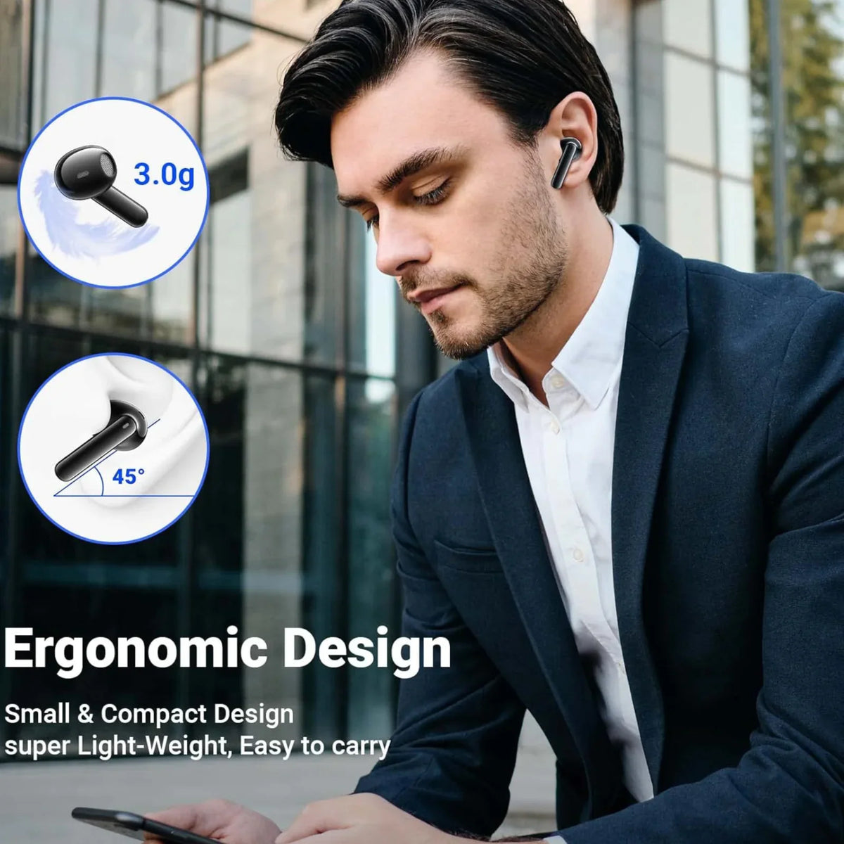 Bluetooth Earbuds 5.3 Noise Cancelling