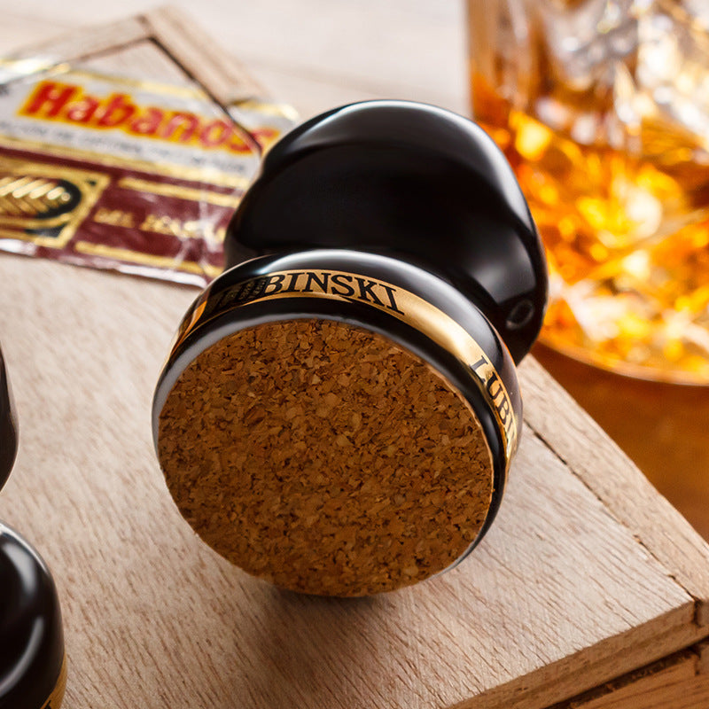Cigar holder ceramic cigar holder Rubinsky portable cigar holder 1 box 2 pieces