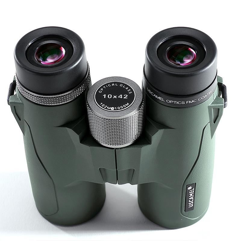 USCAMEL Binoculars Military HD 10x42 High Power Telescope Professional Hunting Outdoor,Black