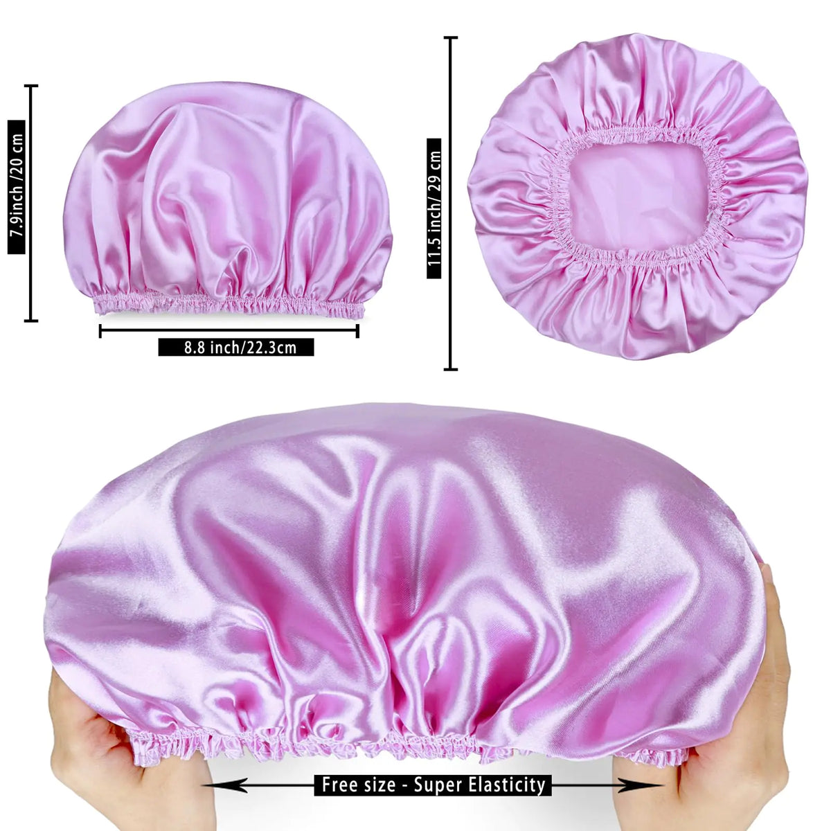 Reusable Double Waterproof Shower Cap