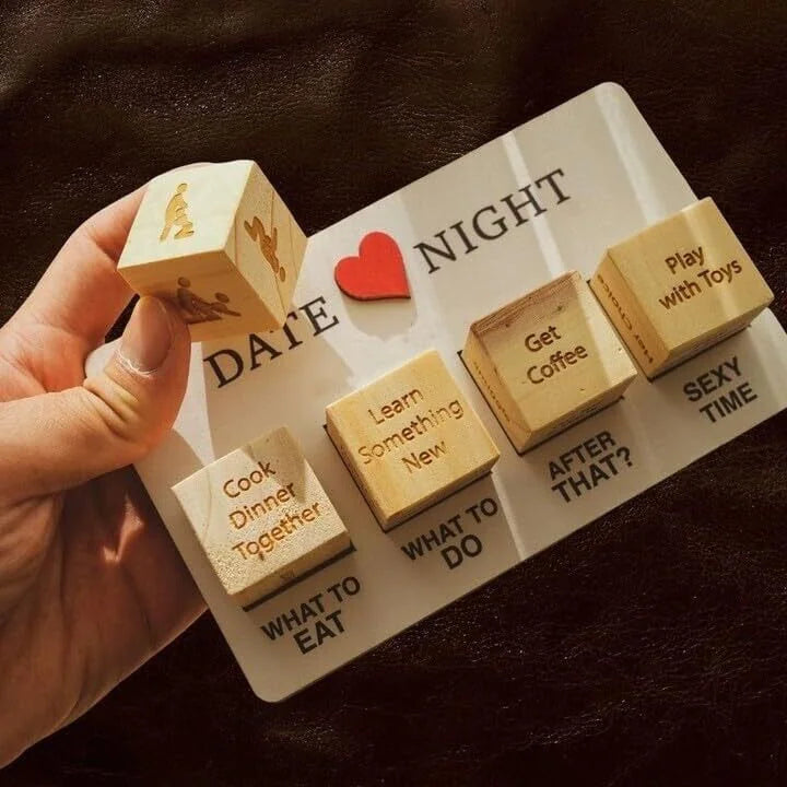 Date Night Dice After Dark Edition Date Night Wooden Dice Game