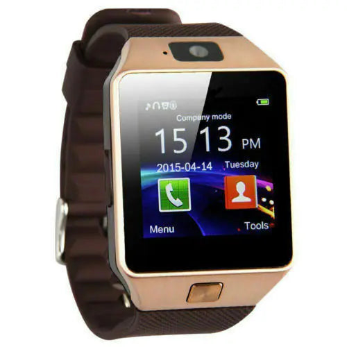 Bluetooth Smart Watch W/camera Waterproof Phone Mate Android