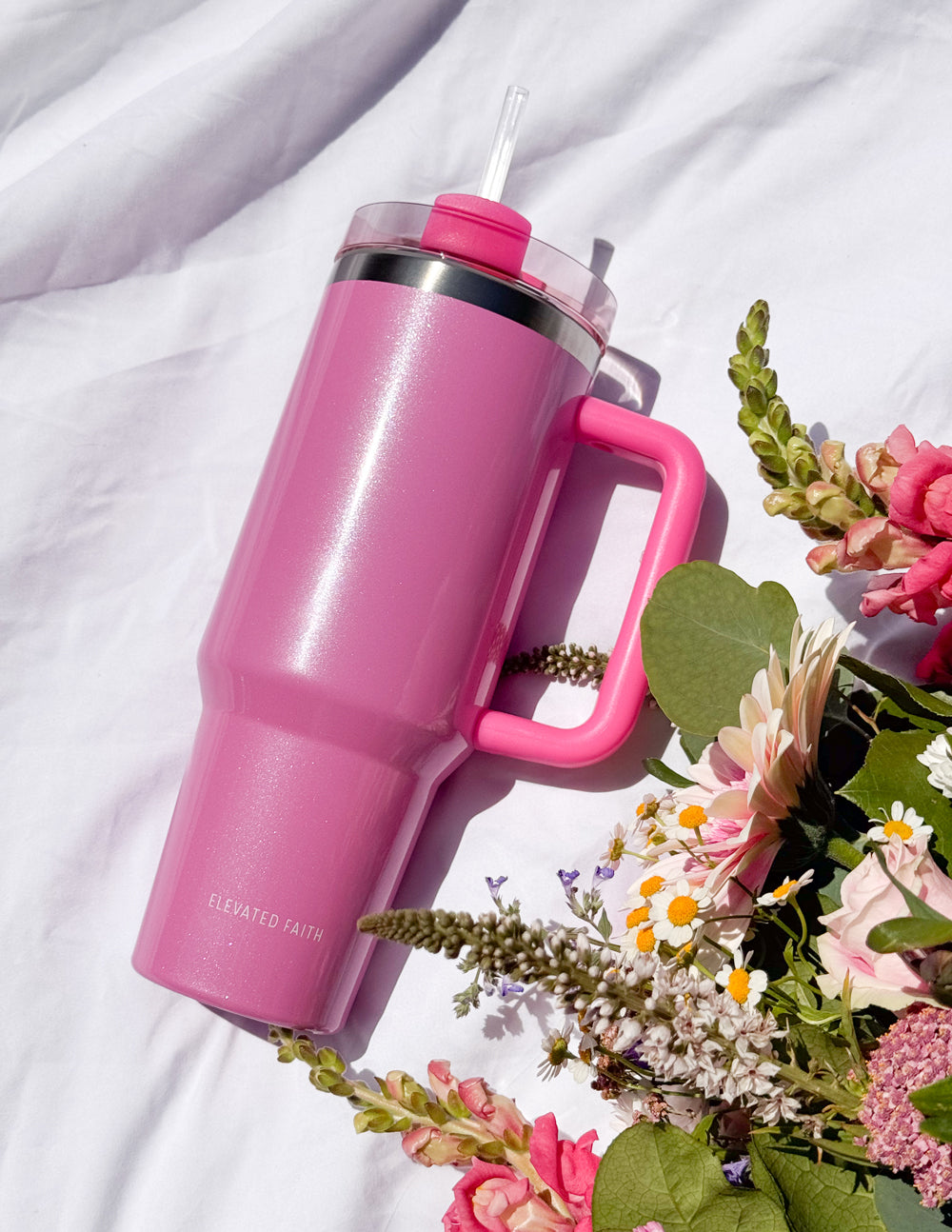 Basics Pink 40 oz Tumbler