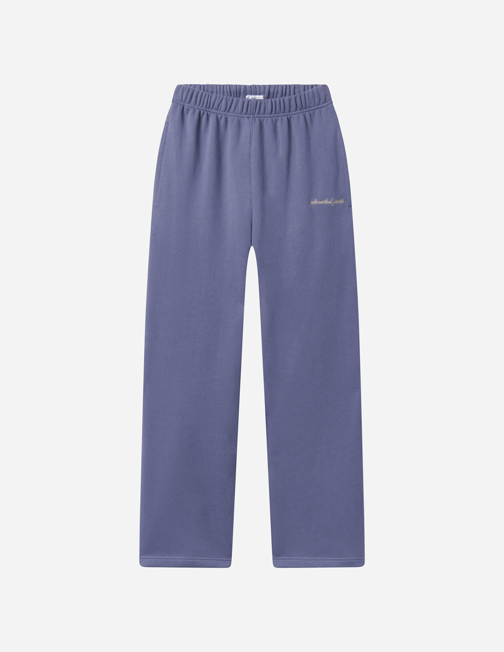 Basics Plum Wide Leg Sweatpant
