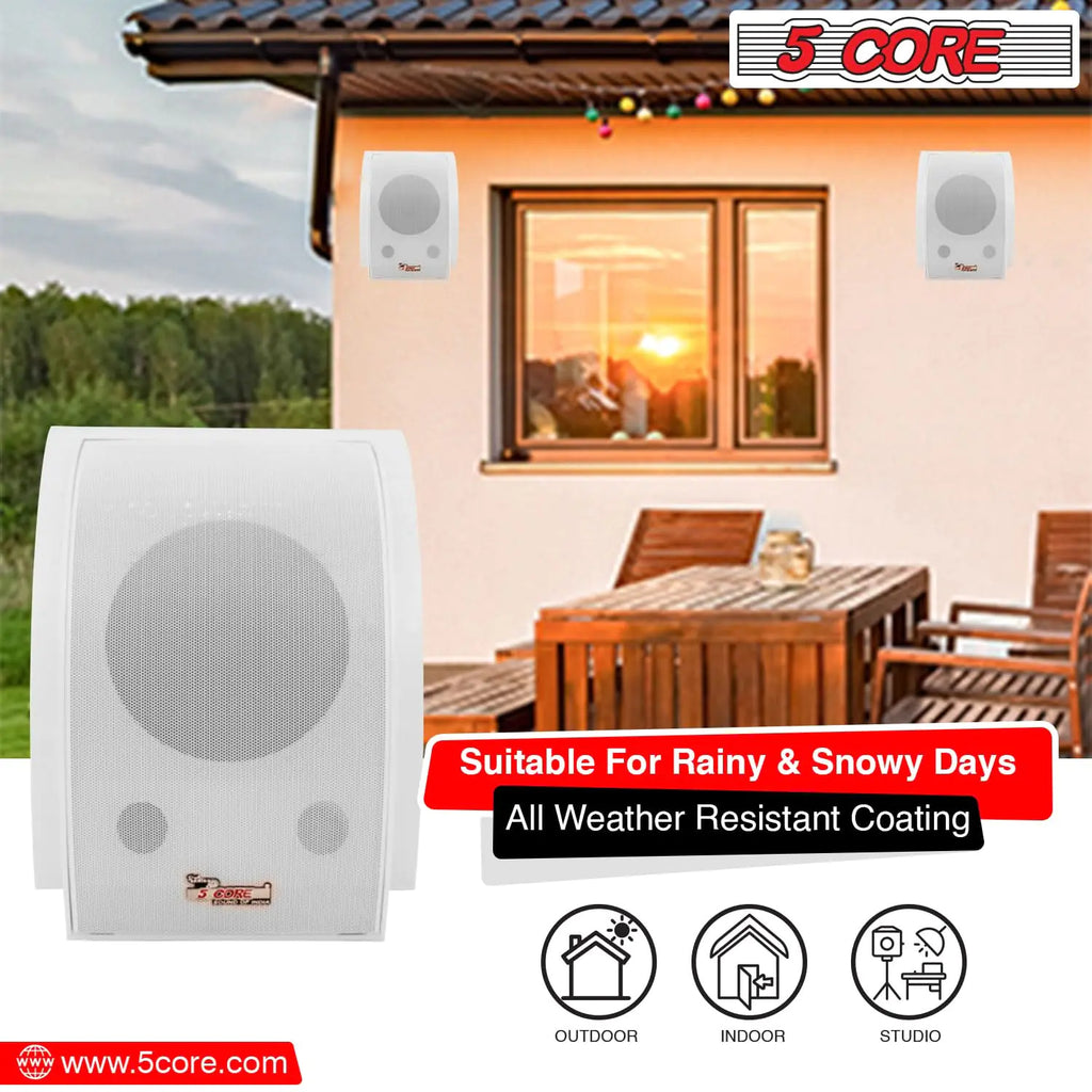 5Core 100W Outdoor Speakers