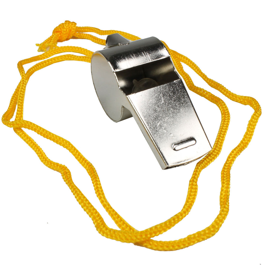 Metal Whistle with Lanyard - Extra Loud