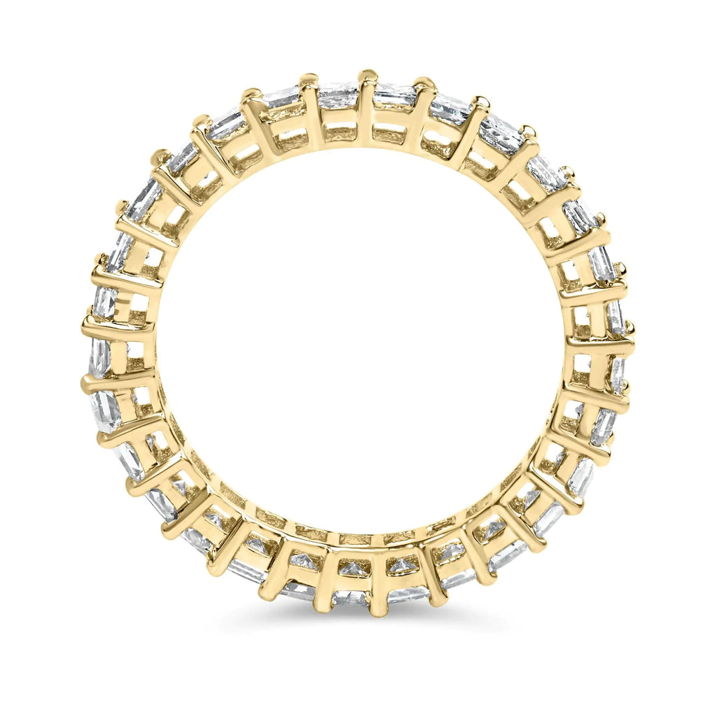 14K Yellow Gold Princess Cut Ring