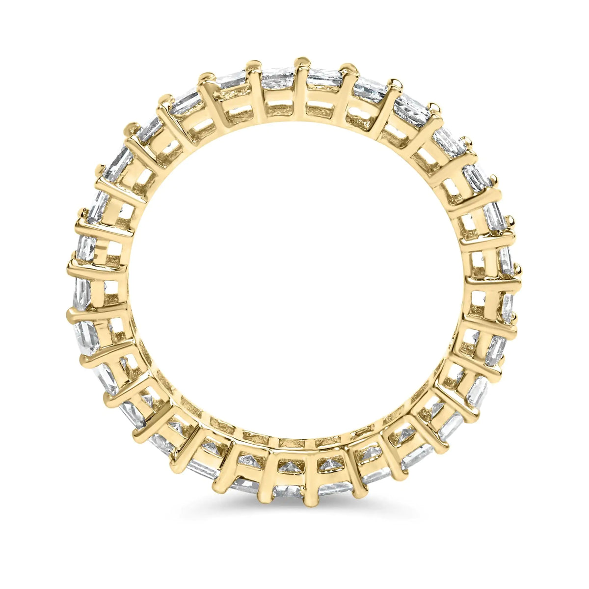 14K Yellow Gold Princess Cut Ring