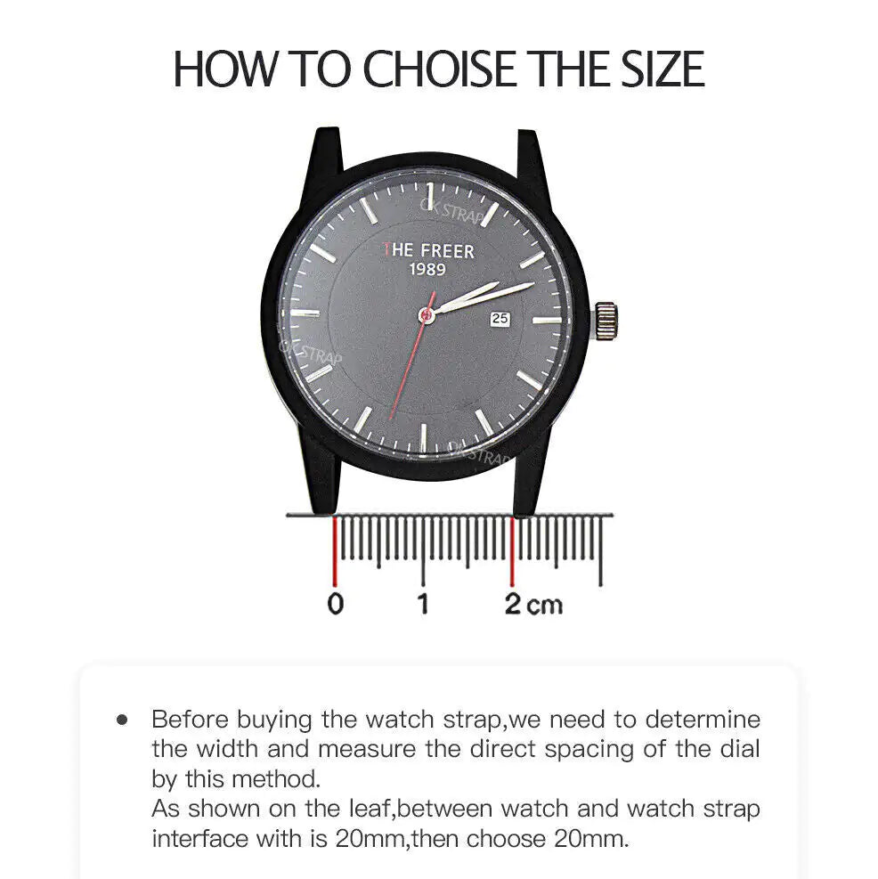 18mm 20mm 22mm Durable Military Woven Nylon Wrist Watch Band