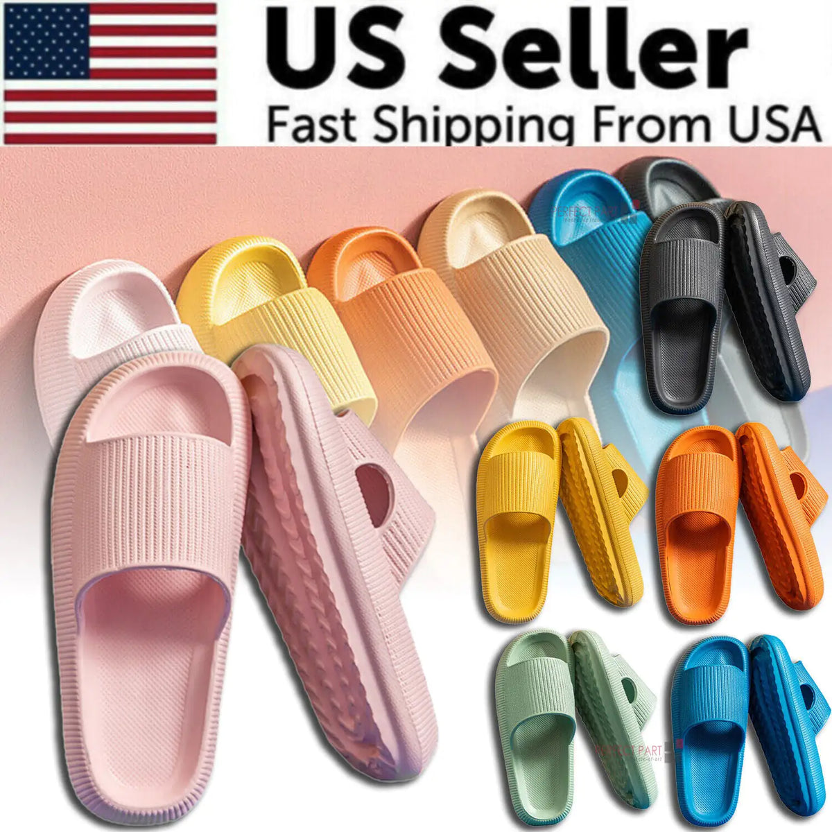 Cozy Pillow Slides Anti-slip Sandals Ultra Soft Slippers Cloud