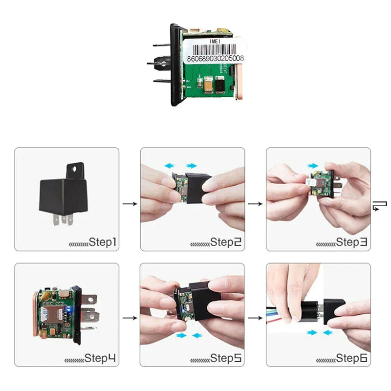 GPS Tracker Real-time Tracking Locator Device GPRS GSM