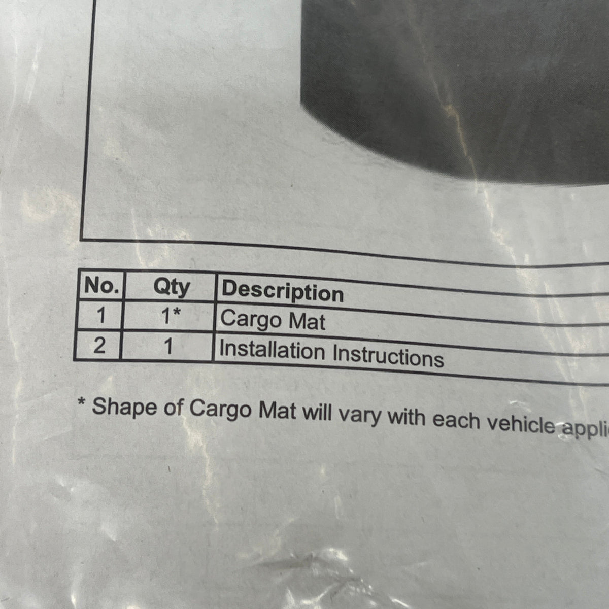 KIA Niro Cargo Mat Carpeted Cargo Liner G5. 12AC2. 0 FH G5F12-AC200
