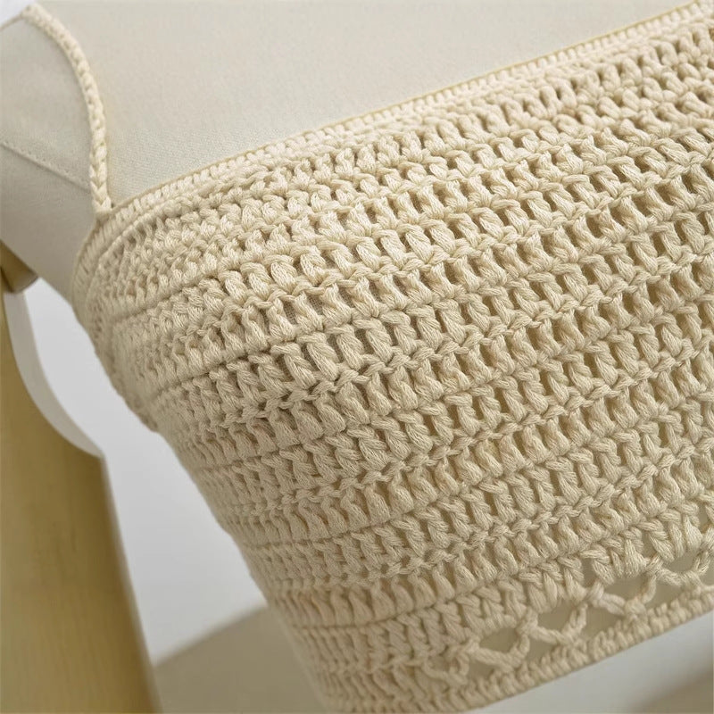 Fashionable and Sexy Hollow-out Short Crochet Strapless Top for Women