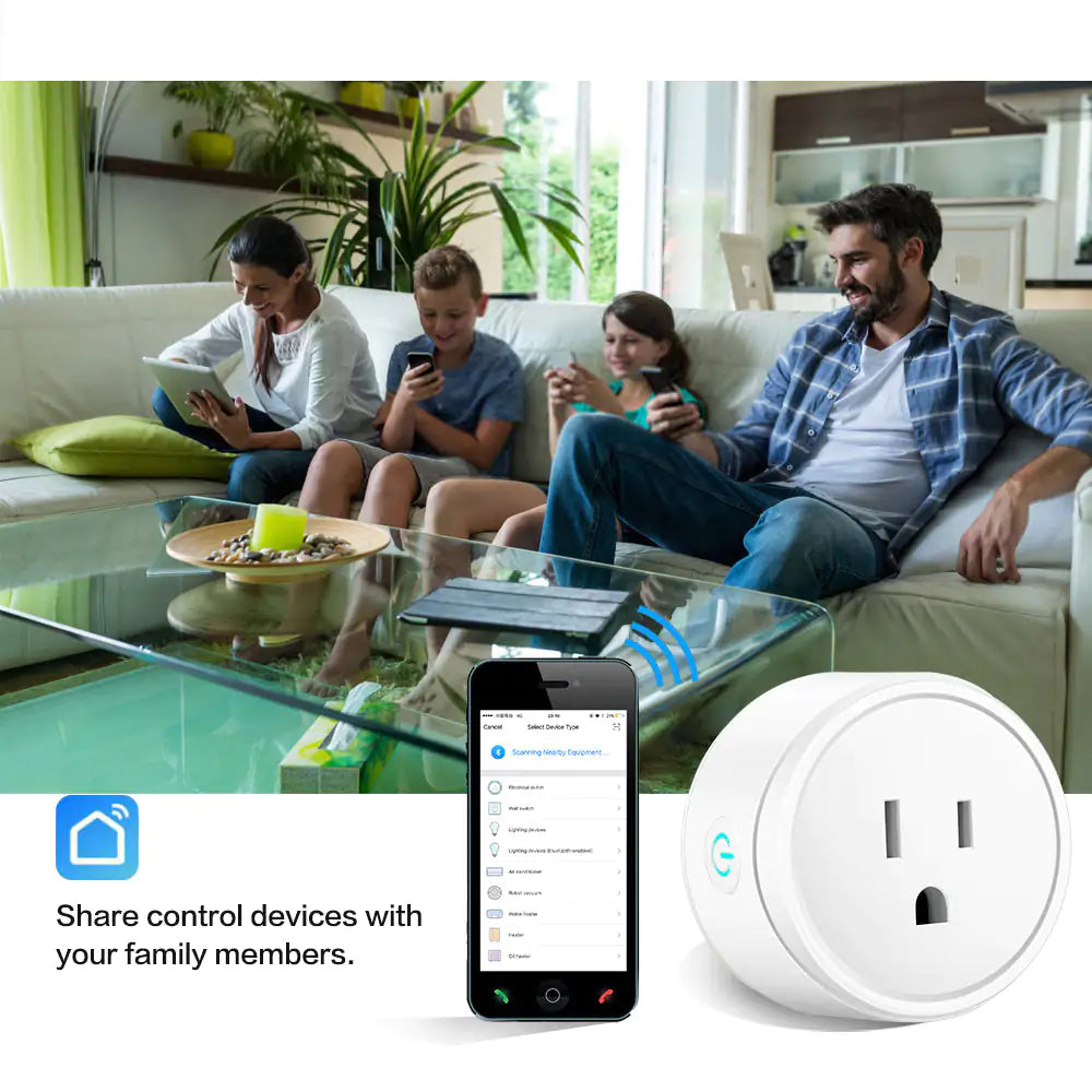 Smart Home Outlet Control By Google Home Assistant Amazon Alexa 2