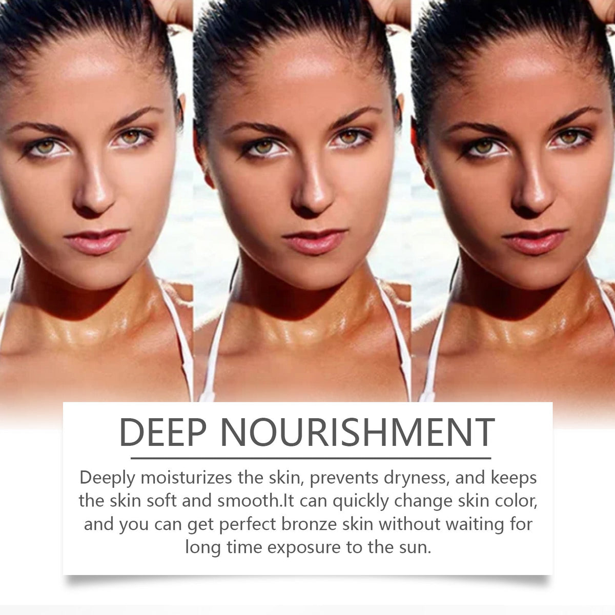 Black Essence, Summer Outdoor Body Care Natural And Even Skin Tanning Moisturizing Essence