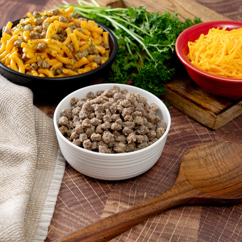 48 Serving Freeze Dried Meat Bucket + 40 Servings Of Rice