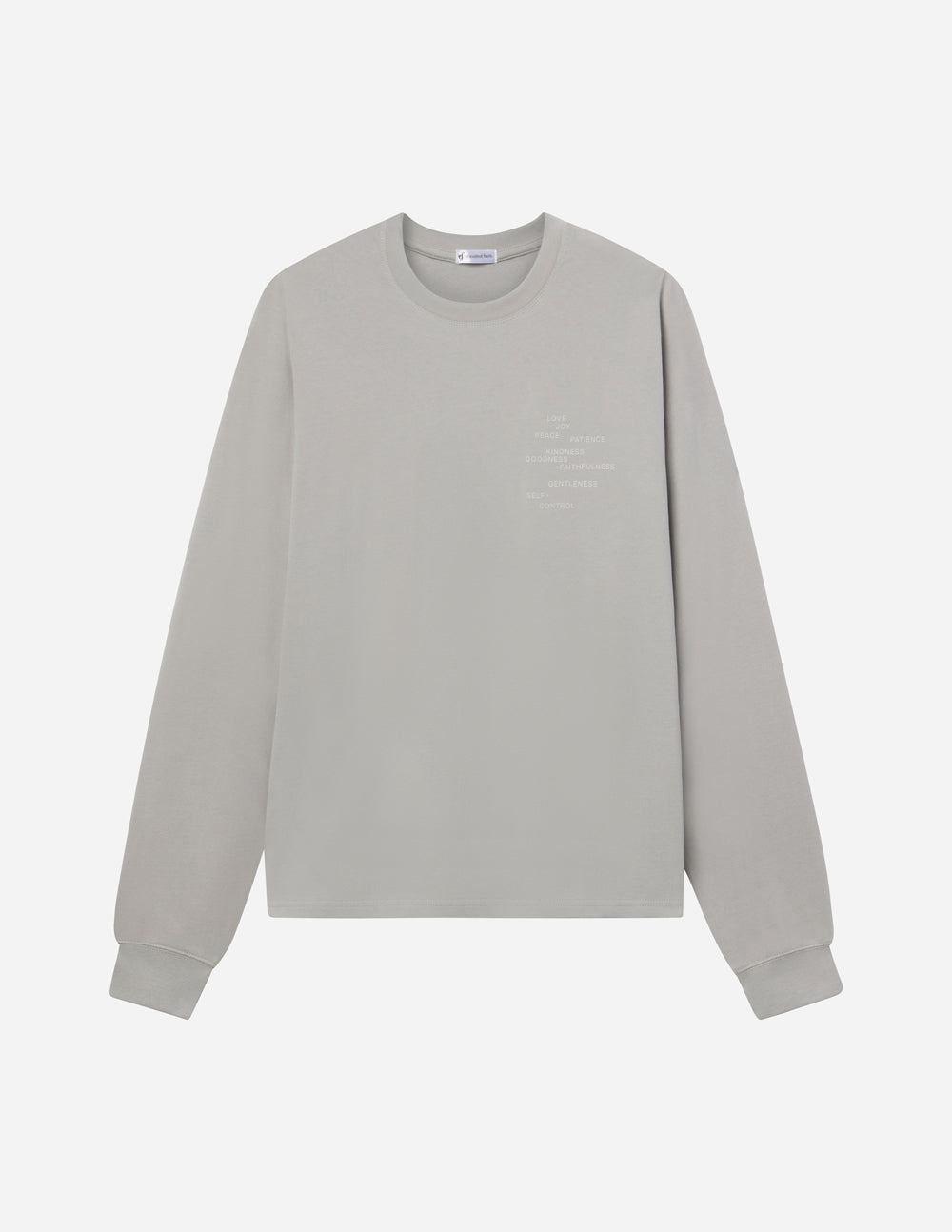 Fruit of the Spirit Grey LS Unisex Tee