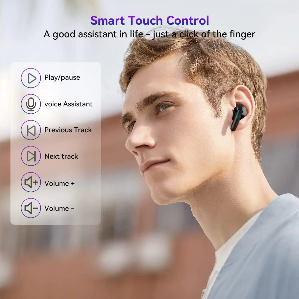 Bluetooth Earbuds 5.3 Noise Cancelling