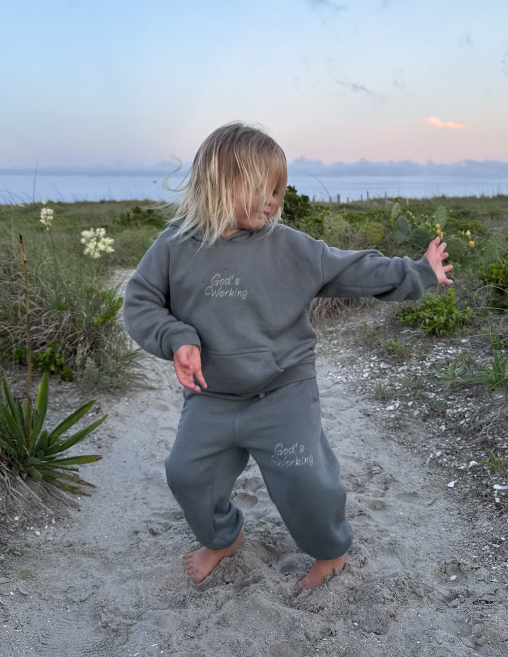 God's Still Working Kids Hoodie