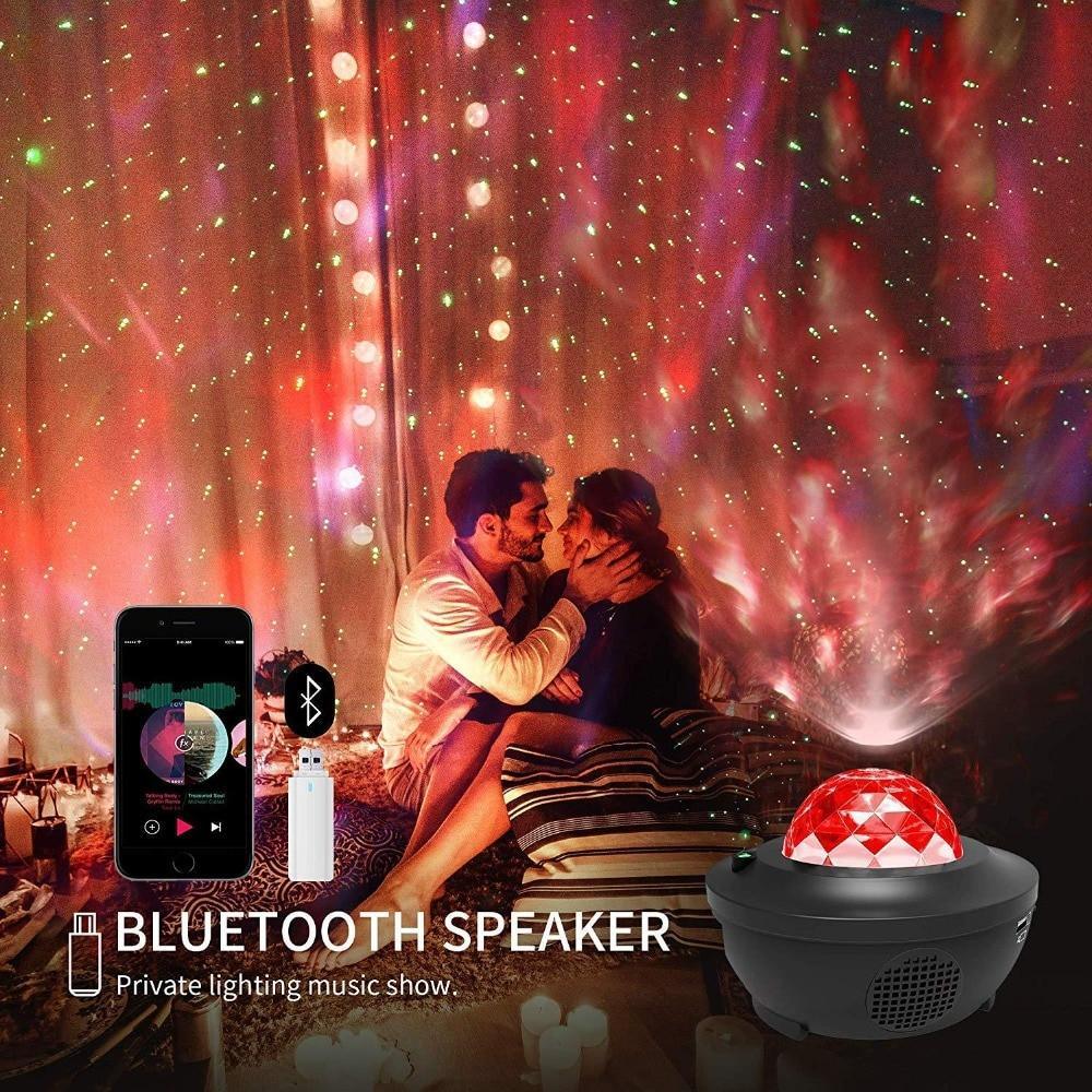 STEVVEX LED Cloud with Bluetooth Music Speaker