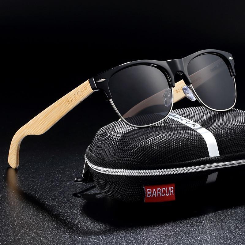 Bamboo Handmade Polarized and Retro Wood Sunglasses