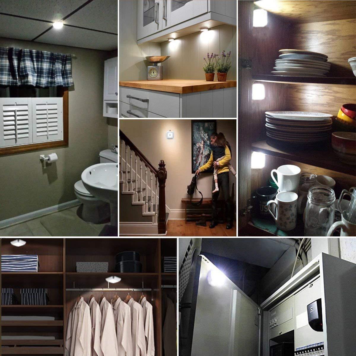 STEVVEX Wireless LED Pair Lamps with Motion sensor night lights