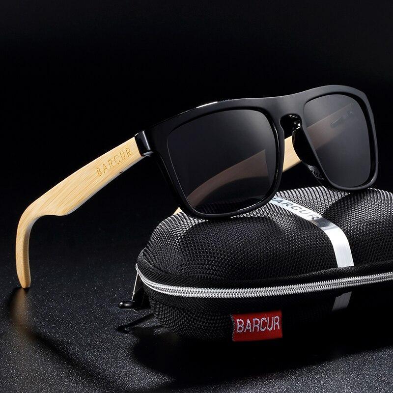 Polarized Bamboo Wood Sunglasses